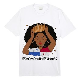 Panamanian Princess Afro Hair Panama Roots Comfort Colors Adult Heavyweight T-Shirt