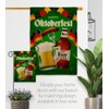Breeze Decor Oktoberfest Beer Burlap House Flag Set Beverages Happy