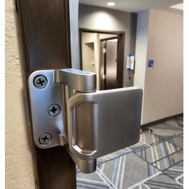 Latest 2024 Model 4 Pack Home Security Door Lock, Reinforcement Lock for Inward Swinging Door, Privacy Door Latch,Hotel Security Door Lock