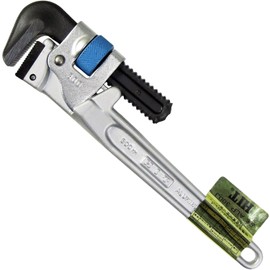 Hit Shoji HIT ALP 300J Blue Aluminum Pipe Wrench for Coated Tubes (J Type), White Tube, 11.8 inches (300 mm)