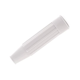 Large White Tap Swirl Nozzle for 3/4-Inch Tap Anti Splash Kitchen Bathroom Tap Top Rubber Flexible Kitchen Splash Preventer for Tap White Colour Pack of 1.