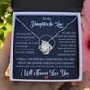 To My Daughter In Law Necklace, Daughter In Law Gifts