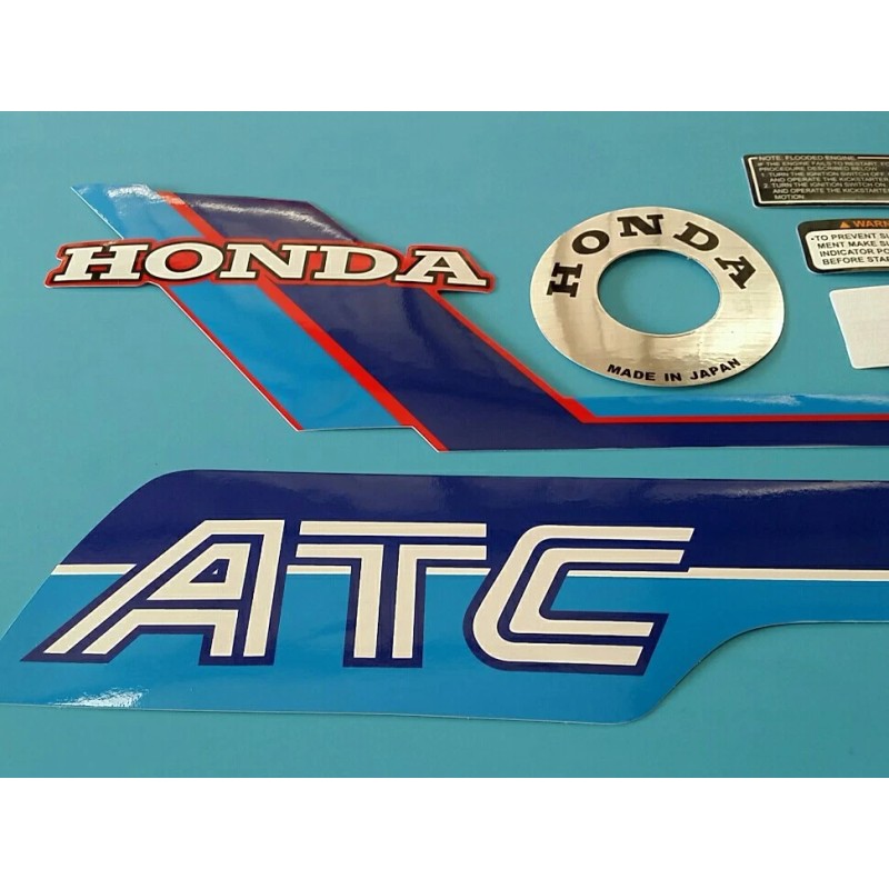HONDA ATC70 1984 MODEL DECAL GRAPHIC SET (10 DECALS) (#*h03)
