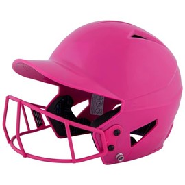 CHAMPRO HX Rookie Fastpitch Batting Helmet, Medium, Optic Pink