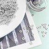 Mulutoo 1200pcs 6mm Flat Disc Spacer Beads Round CCB Rondelle