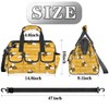 Bee Strips Tool Bag Heavy Duty Waterproof Tool Tote Organizer