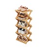 YYW Bamboo Shoe Rack for Entryway, Free Standing Shoe Racks