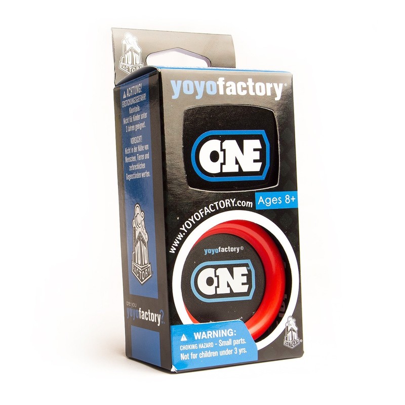 YoyoFactory ONE Yo-Yo - Red (modern spinning yoyo, beginner to