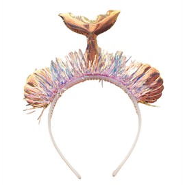 Zundo Headband Set, Mermaid Headband, Princess Girls Hair Bands, Headband with Sequins Hair Accessories