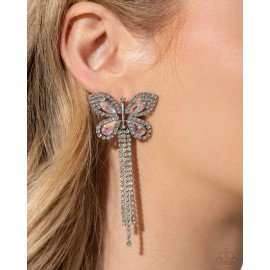 Paparazzi Jewelry Accessories - Next SOAR - Pink Earrings - Life of the Party