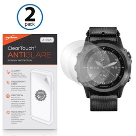 BoxWave Screen Protector Compatible with Garmin Tactix Bravo - ClearTouch Anti-Glare (2-Pack), Anti-Fingerprint Matte Film Skin for Garmin Tactix Bravo