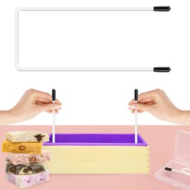 UNIFAMILY Flexible Soap Swirl Tools, 25.6" Bendable Hanger Swirl Wire for Cold Process Soap, Hanger Swirl Tool for Soap Making Molds Up to 18" DIY Soap Making Supplies (1pcs Soap Swirl Tool)