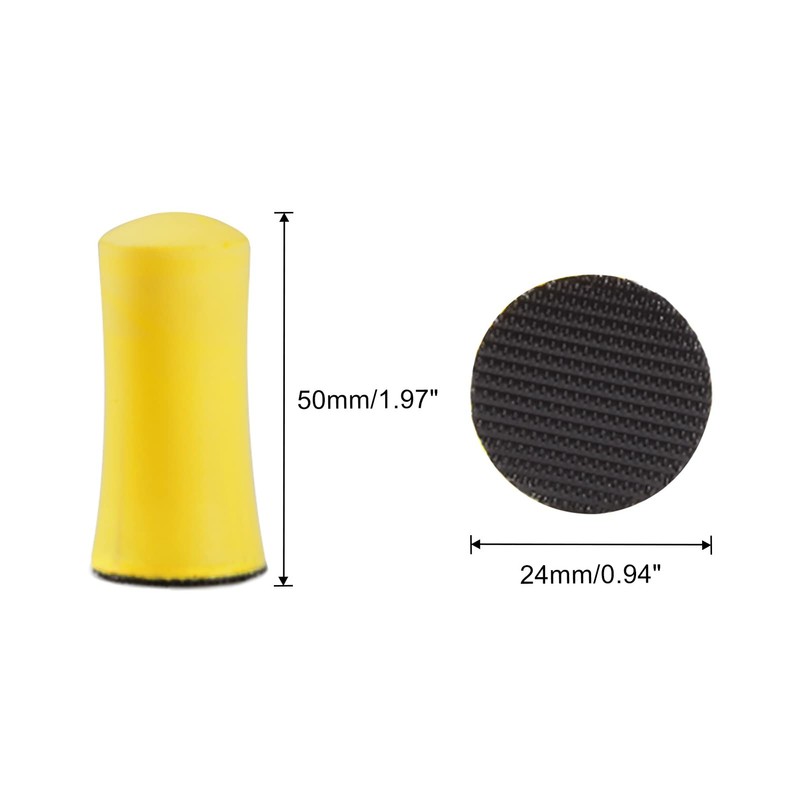 SPEEDWOX 3 Pack 1" Hand Sanding Blocks Mini Hook and
