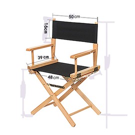 Upone Director Chair Canvas Replacement Cover kit for 18'' Directors Chairs Movie Chair Replacement Canvas for Home Director Chair Medium Size(Orange)