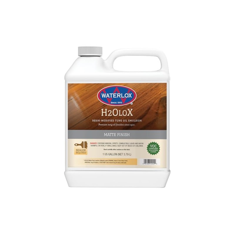 Waterlox H2OLoX Water Based - Matte Finish - Gallon