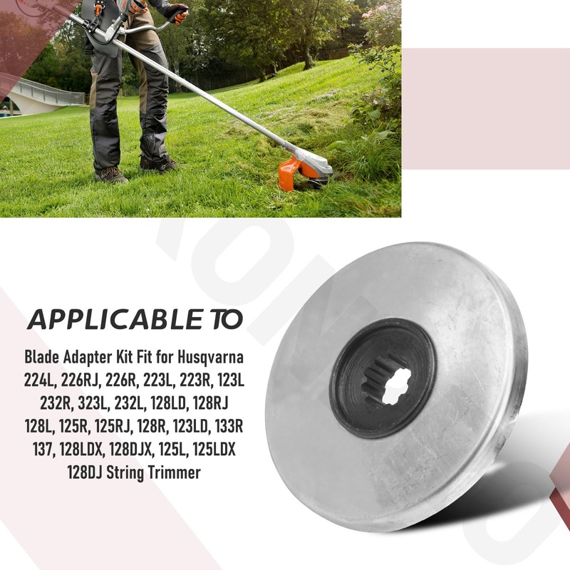 Blade Adapter Kit for Husqvarna String Trimmer 128R 223L 223R