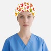 Autumn Leaves Working Cap Scrub Caps for Women, 2 Pcs