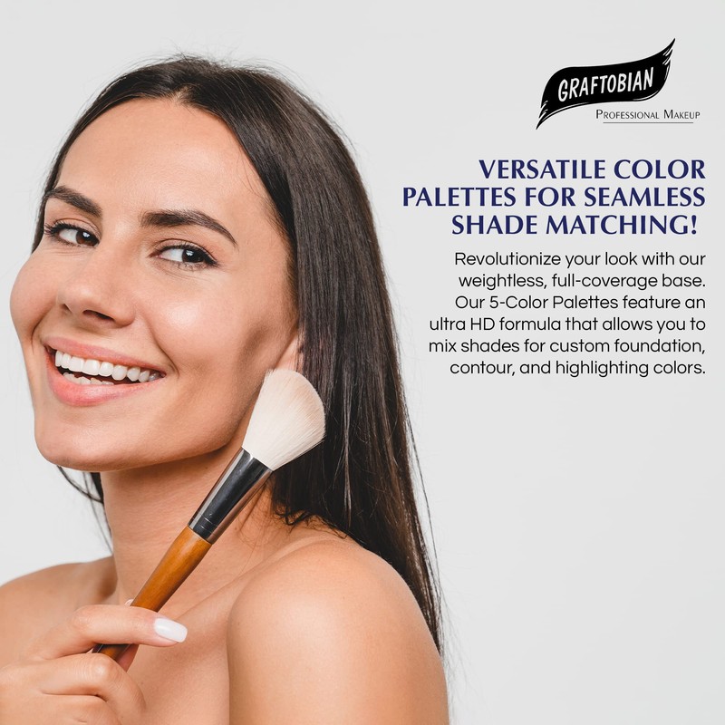 Graftobian HD Glamour Crème Foundation Palette (Warm #3) - High