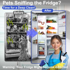 XANGNIER 6PCS Refrigerator Cleaning Brush Set – Complete Deep Clean Kit for Fridge Maintenance, Including Drain Holes, Door Seals, Shelves & Tight Spaces – Flexible, Durable Household Cleaning Tools