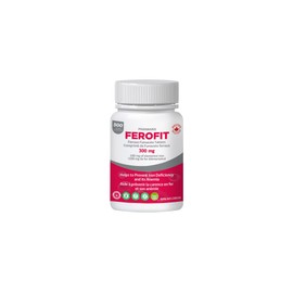 Pharmaris Ferofit - Ferrous Fumarate Tablets 300mg | 100mg of Elemental Iron | 500 Tablets | Prevent Iron Deficiency Anemia | Prevent Associated Tiredness & Fatigue