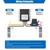 Mzhou 30-90V to 24V 20A 480W DC-DC Buck Converter Voltage