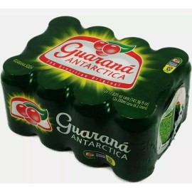 Antarctica Guarana Antarctica Brazilian  Soda 11.83 fl. oz (12 pack) - Guarana lata 350ml