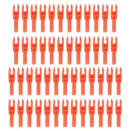 PATIKIL Archery Cams 4.2 mm 0.165 Inch Pack of 50 Replacement for Hunting Arrows Compound Bow Recurve Bow, Orange