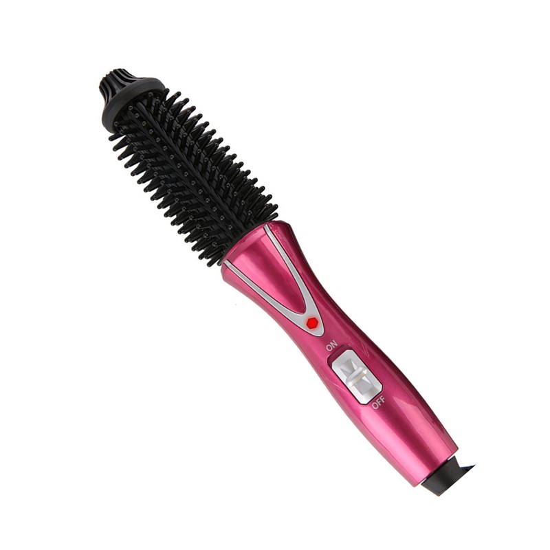 Electric Folding Hair Curler Comb Brush Portable Hair Dressing Beauty