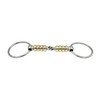 Equine Smile ES0111 Snaffle Bit Simple Broken with Copper Cherry