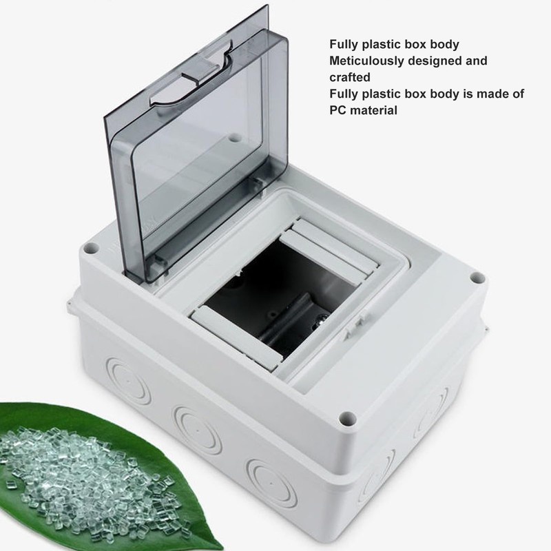 Caja Protectora para Disyuntor con Cubierta Transparente de 5 Vías