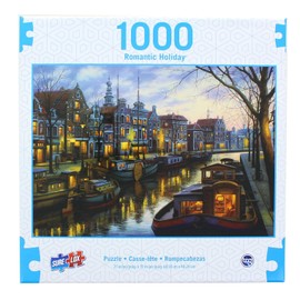 Canal Life 1000 Piece Puzzle Romantic Holiday