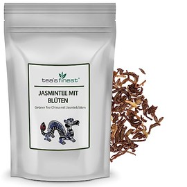 tea`s finest® Green Tea Jasmine Tea with Flowers (250 g)