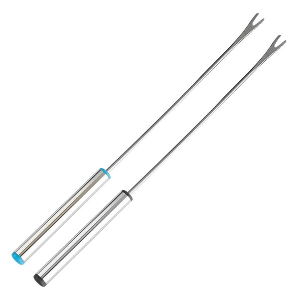 Vanyibro 2PCS Stainless Steel Fondue Forks Set,Reusable Cheese Fondue Forks,Perfect