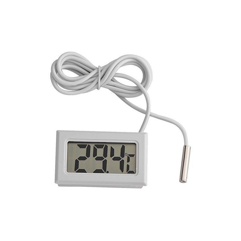 Zerone Termómetro Digital LCD para Congelador y Frigorífico, Multiusos, Alta