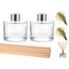 Rtteri 2 Reed Diffuser Sets Flower Oil Diffuser Sticks with