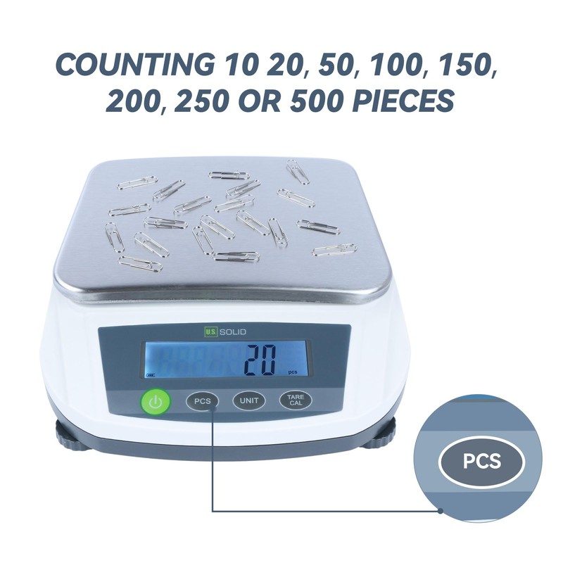 U.S. Solid Precision Balance 5000g x 0.01g Analytical Digital Lab