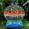 Los Angeles City Skyline Christmas Tree Ornament – Premium Acrylic