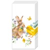 IHR Paper Handkerchiefs Rabbit & Chicks Easter Pack of 10,