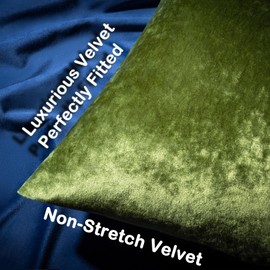 SINYASAN Set of 2 Sage Green Decorative Velvet Throw Pillow Covers 12x20 Inches, Soft Neutral Accent Pillow Cases with Vintage Textured Farmhouse Couch Cushion Covers for Luxurious Home Decor