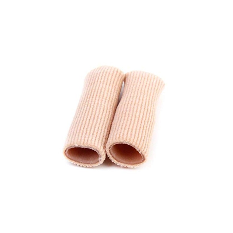 Makhry 4pcs Adjustable Cuttable Gel Toe and Finger Cap Lined
