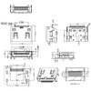 Teansic 10Pcs Mini HDMI Female Gold Plated 19 Pin Repair