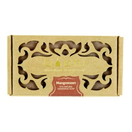 Bodhi® Mangosteen Natural Soap 100 g / with Plant Extracts and Coconut Oil, for Dry Skin, Handmade/Organic & Vegan