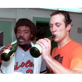 Baltimore Orioles Eddie Murray Cal Ripken Celebrate 1983 World Series Win Photo