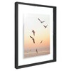Frametory, Floating Picture Frame 11x14 - Black Aluminum Metal Photo