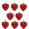 Christmas Concepts® Pack of 8-60mm (2.4") Heart Shaped Christmas Tree