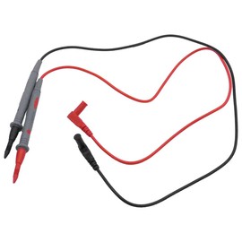 Audiofan Tester Lead Circuit Meter Multimeter Cable CAT III-1000V 10A Universal Banana Plug Approx 80cm (Red/Black, 1 each)