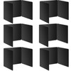 6 Pack Black Desk Dividers for Students, Privacy Shields Folder