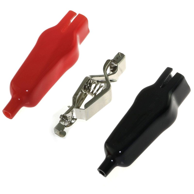 RuiLing 8-Pack 20A Insulated Alligator Clips Electric Circuit Test Testing