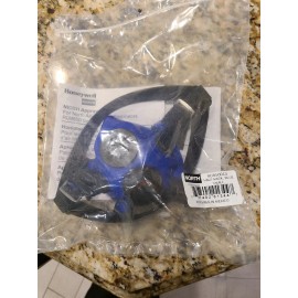 HONEYWELL NORTH RU85001S Half Mask Respirator,Silicone,Blue
