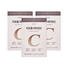안국건강 리포좀 비타민C 550mg 60캡슐 3개/mjc Anguk Health Liposome Vitamin C 550mg 60 Capsules 3 Packs